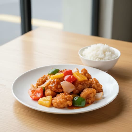 161. Chicken with Sweet and Sour Sauce 咕咾雞球